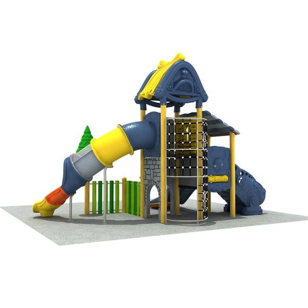 Indoor Galvanized Steel Pipe Outdoor Plastic Slide For Kids
