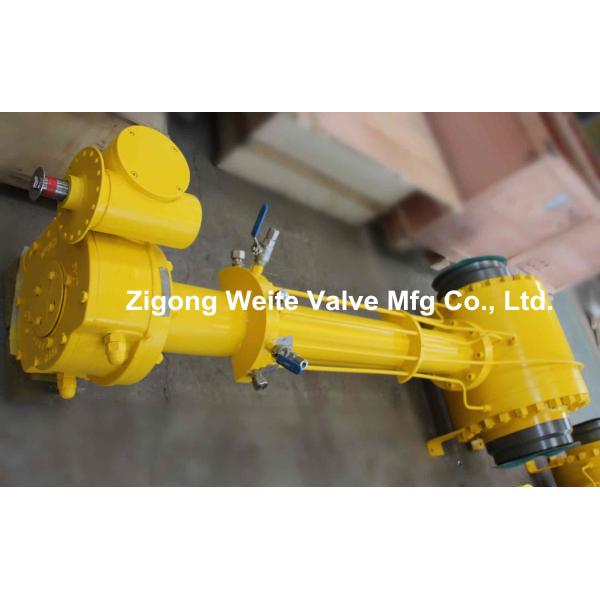 Underground Fully Welded Pipeline Ball Valve Forged Steel With Electrical Pneumatic Actuator