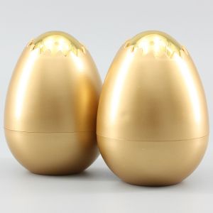 China Golden Egg Shaped 86mm 1.01oz Empty Cream Jars wholesale