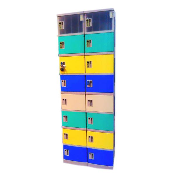 Blue Mobile Charging Cart Plastic Computer Storage Cart H290 X W26 X D210