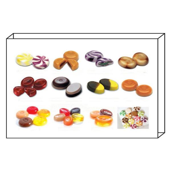 Servo Driving PLC Control Hard Candy Production Line Machines Industry Candy Making Lines