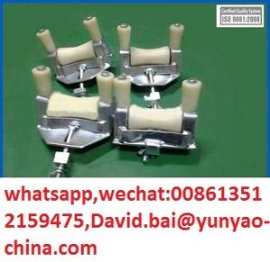 China Rated 10kn Three Wheels Tri-Roller Stringing Block For Transmission Line Stringing Equipments on sale