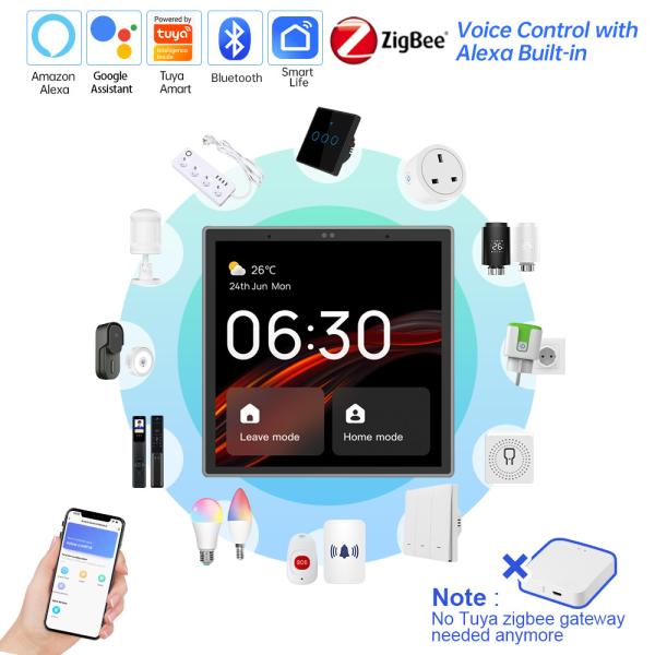 4inch Smart Home Touch Screen Panel Multimedia Interconnection Function
