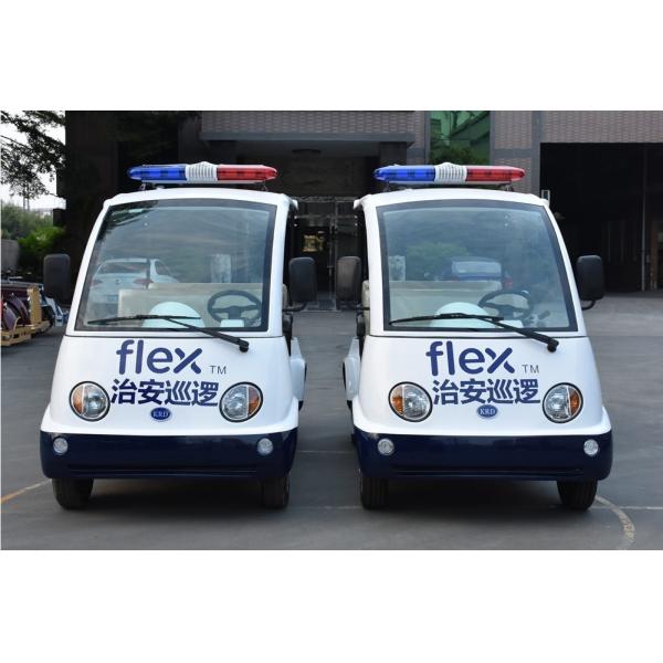 Small Street Legal Electric Security Patrol Vehicles 4 Passengers Four Wheeler