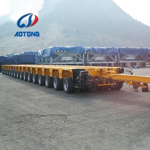 100ton Detachable Gooseneck Dropdeck Semi-Trailer for 5 Axle Steering Low Bed Trailer