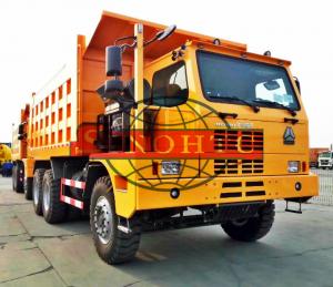 China GVW 60 ton dump truck , 6x4 Strengthened heavy tipper trucks for Mining site wholesale