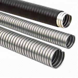 China High Temp Flexible Metal Pipe , Heat Resistant Flexible Conduit For Outdoor Wiring  on sale