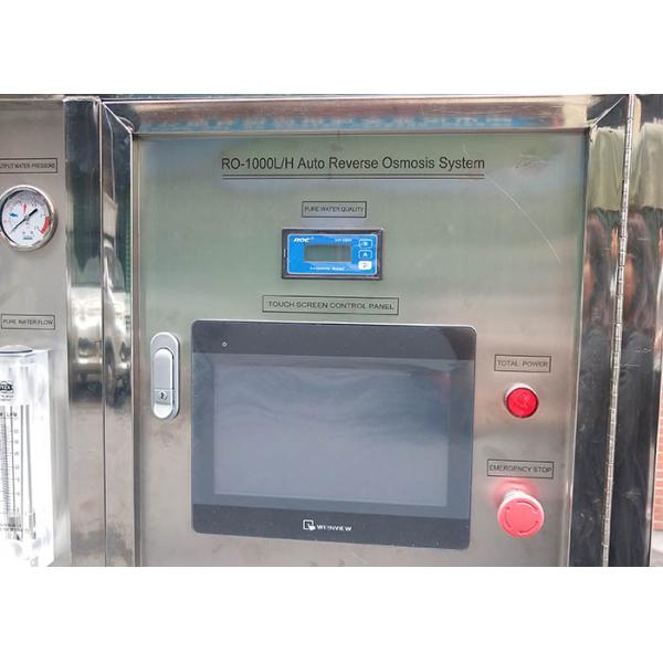 Sand Carbon Purifier / Water Treatment Machine PLC Touch Screen For Consumption