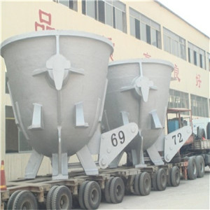 Metallurgical 100 T 22 CBM Cast Iron Slag Pot and slag ladle for steel plant