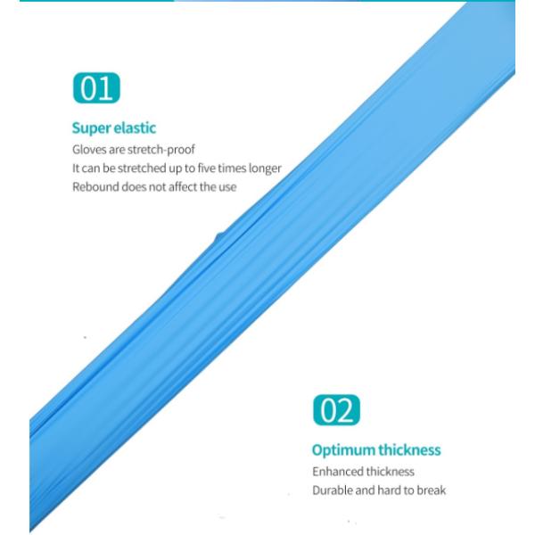 Hypoallergenic Nitrile Disposable Medical Gloves Break Resistant