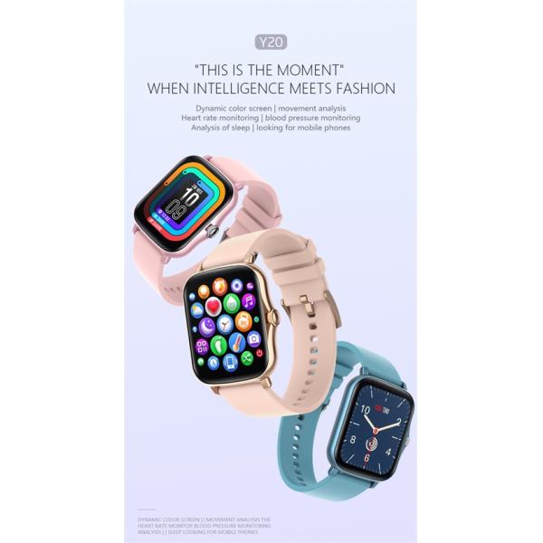 Y20 smart watch 47g Amazfit Band 5 Bracelet Luxury Android Battery Replacement Children'S GPS