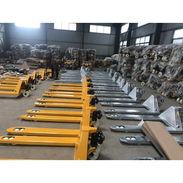 1-10T KAD Manual Hydraulic Pallet Truck Small Manual Forklift With PU Wheel