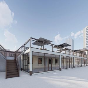 China Industrial Prefab Container House 5900x6260x2480mm with 75mm EPS Wall wholesale