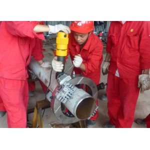 Buy cheap 1"-56" Working Range Pipe Cold Cutter Machine Pipe End Surface Polisher from wholesalers