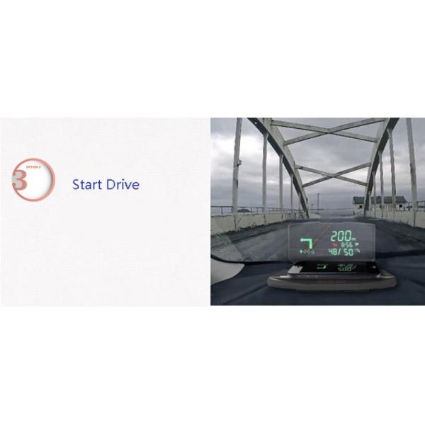 HUD Head up Display Car Cell Phone GPS Navigation Image Reflector Holder Mount