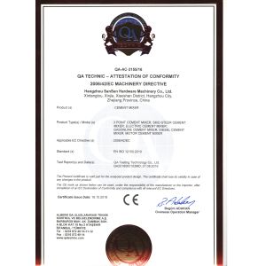Hangzhou Sansen Hardware Machinery Co.,Ltd. Certifications