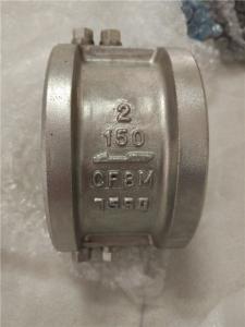 China SUS Wafer Double Disc Check Valve 2 150LB on sale