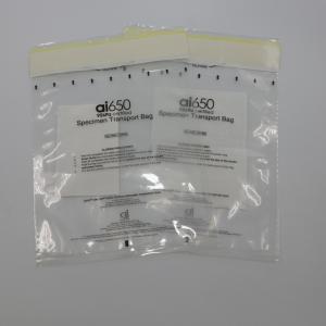 China Custom Printed Biohazard Specimen Bag Tamper Proof For Chemical Test wholesale