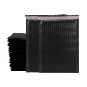 China 6x10 Black Bubble Poly Mailers Tear Resistant Clothing Packaging wholesale