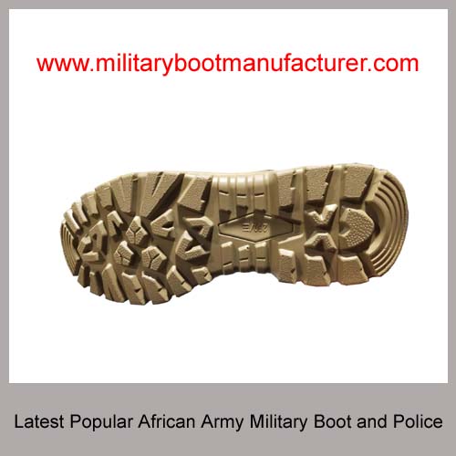 Wholesale China made Military African Army Police Latest Popular Widely used Cow Suede Tactical Combat Desert Tan Boot