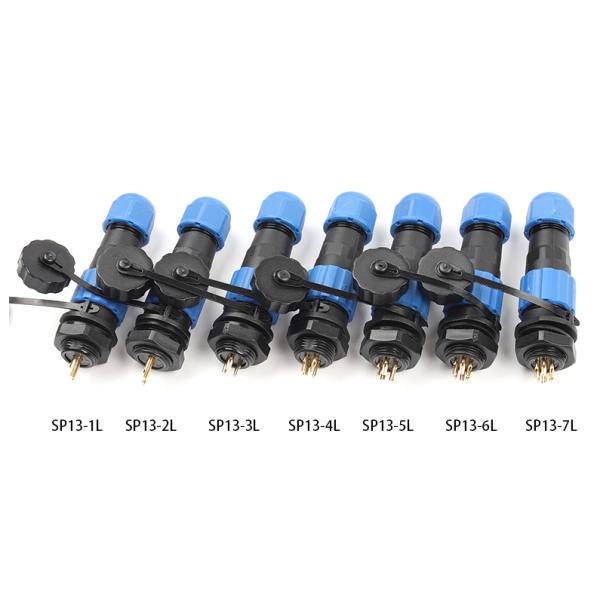 SP13 IP68 Waterproof Connector Male / Female Aviation Plug Socket