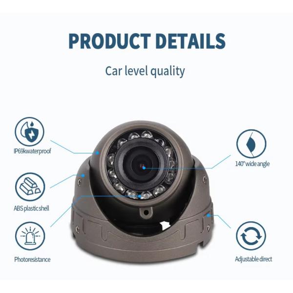 Universal 2MP AHD1080P 360 Degree View Camera Bus Camera System Surveillance 12V Night Vision Waterproof