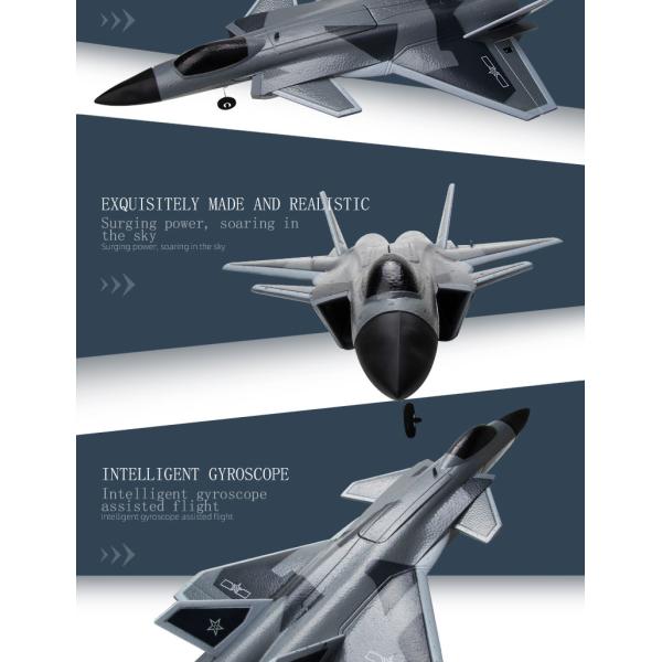 2.4g Fx9630 6 Axis Gyro Epp Foam J20 Rc Glider Airplane Fixed Wing Outdoor Remote Control Rc Plane Aircraft Flying Toys