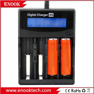 China Smart 4 Slots AA AAA Battery Charger DC3.6V / 3.7V Rechargeable Battery Charger wholesale