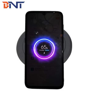 China new design black wireless charger for mobile phone on sale