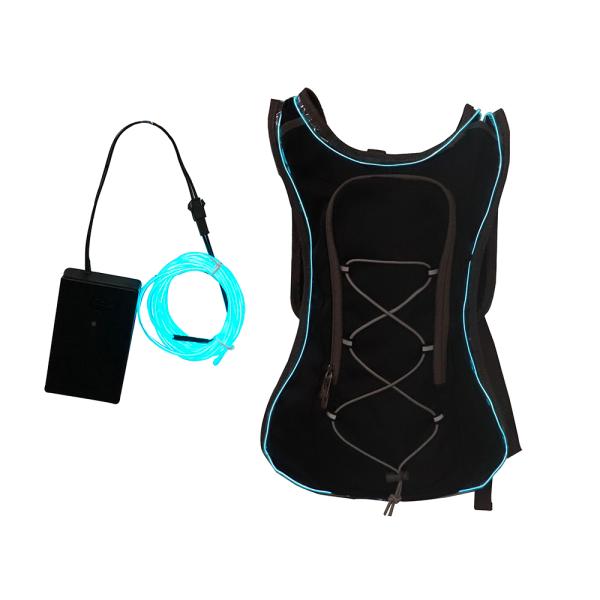 2L-2.5L Polyester Outdoor Sports Hiking Running Bicycle LED Lights Hydration Bladder Water Bladder Bag Hydration Backpac