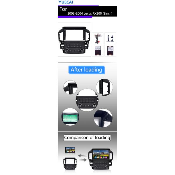 9 inch Android Auto Radio Unit For 2002-2004 Lexus RX300