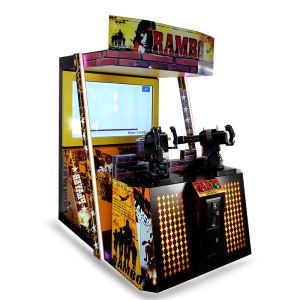 China First Blood Rambo Adventure Gun Shooting Arcade Machine Coin Pusher Type wholesale