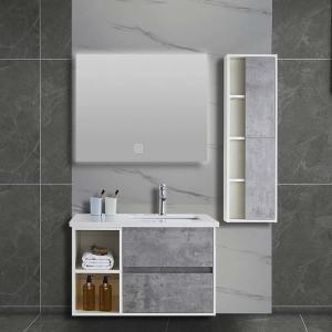 China 24-86 Inch Bathroom Vanity Cabinets Bathroom Cabinet Sets With Smart LED Mirror on sale