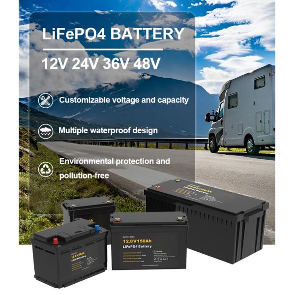 Lifepo4 Rechargeable Deep Cycle Battery Cell Solar Lithium Ion Battery Pack
