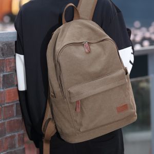2017 Fashion Canvas Backpacks For Teenages Leisure Canvas Bag