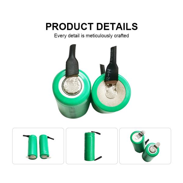 Oem Nickel Rechargeable Battery 1.2v 300mah NiMh Aa Battery Cell Pack