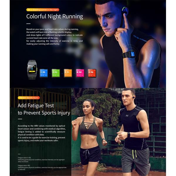 Full Touch Screen HRV Health Smart Watches