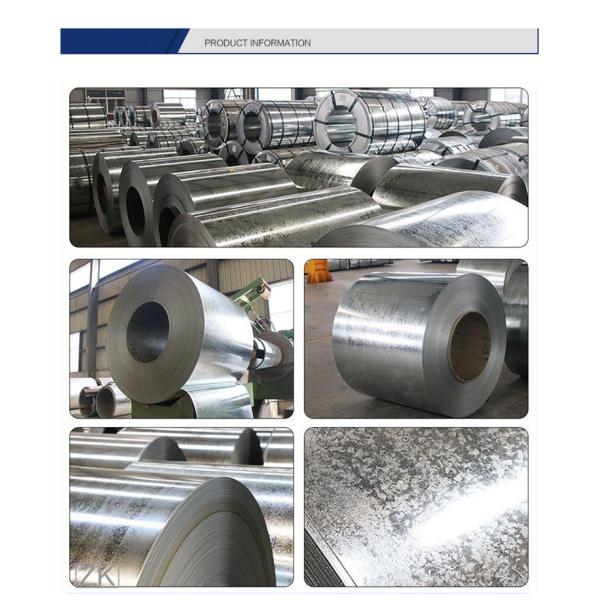 Z40 Coating Roofing Galvanized Steel Coil Dx51d ID 508mm