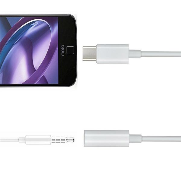 TPE usb converter type c to 3.5mmDC audio aux headphone cable male type c Adapter otg