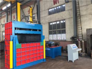 China ISO 21.5Mpa 160 Tons Vertical Baler Machine For Carton Waste Cloth Sacks wholesale