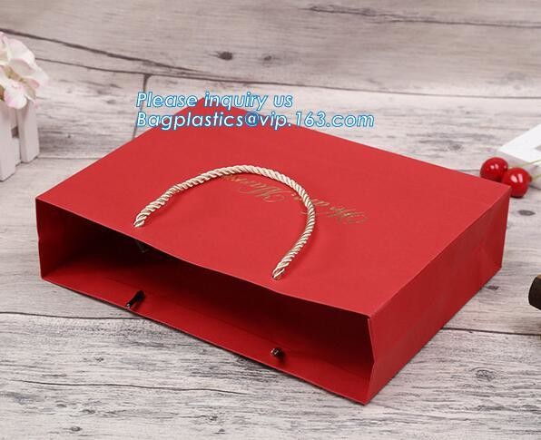 Custom Your Own Logo Design Printed Durable Shopping Carrier Packing 210Gsm Clothes Art Coated Paper Bag, bagease packag