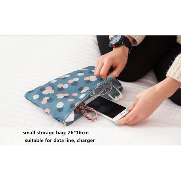 6 Pieces Polyester Travel Laundry Bag For Shoes Clothes