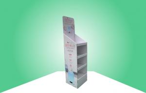 China Robust POS Cardboard Floor Display 4 Shelves For Selling Noise Machine on sale