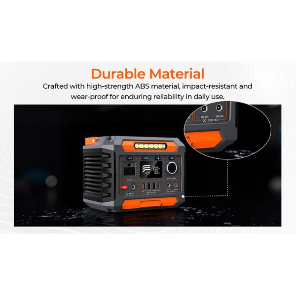 300W Portable Power Station with MPPT Controller and Wireless Charging