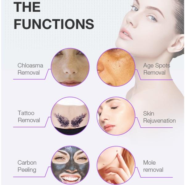 Portable Picosecond Laser Machine 1064nm 532nm Pico Laser Tattoo Removal Machine