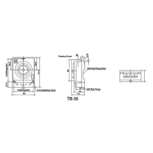 TB-35 timer outlet din rail dc 12v 110v program switch digital timer