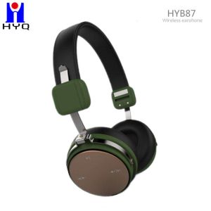 Pu Leather Strap 15m Wired Bluetooth Headsets Over Ear Headphones
