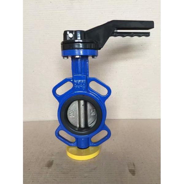 Dn100 4 Inch Pn16 Epdm Rubber Seat Wafer Type Ductile Iron Double Acting Pneumatic Actuator Stainless Steel Butterfly V