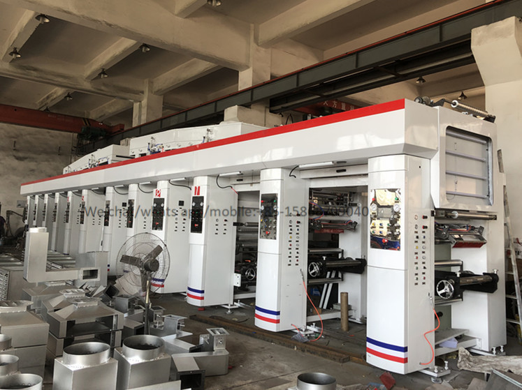 China Multicolor PET Film Rotogravure Automatic Printing Machine Rotary Label Roll High Speed wholesale