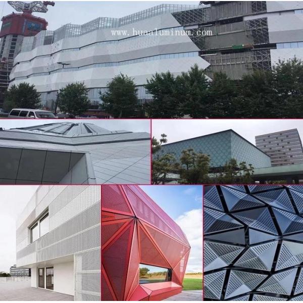 Weather Proof Powder Coated Aluminium Solid Panel For Wall Board